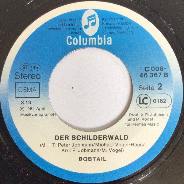 Cover zu Bobtail - ...Grüsst Den Rest Der Welt | 1981 | Vinyl, Stereo, 45 RPM, 7