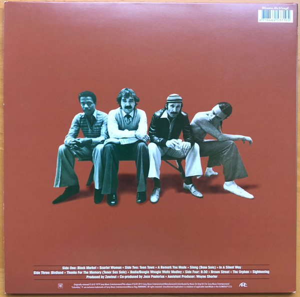 Cover zu Weather Report - 8:30 | 2015 | Vinyl, LP, Album, Reissue | Jazz | Europe