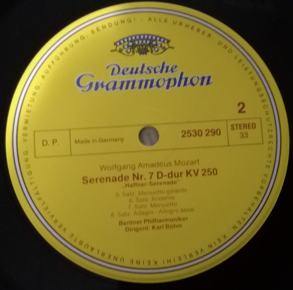Cover zu Wolfgang Amadeus Mozart, Berliner Philharmoniker • Karl Böhm, Thomas Brandis -
