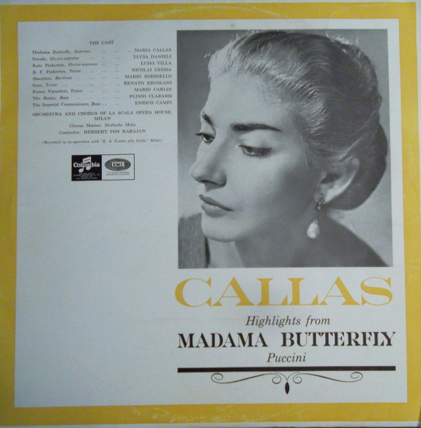 Bild Giacomo Puccini, Maria Callas – Highlights From Madama Butterfly | Vinyl, LP | Classical | Australia Schallplatten Ankauf