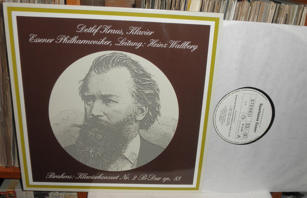 Bild Johannes Brahms, Detlef Kraus, Essener Philharmoniker, Heinz Wallberg – Klavierkonzert Nr. 2 B-Dur Op. 83 | Vinyl | Classical | Germany Schallplatten Ankauf