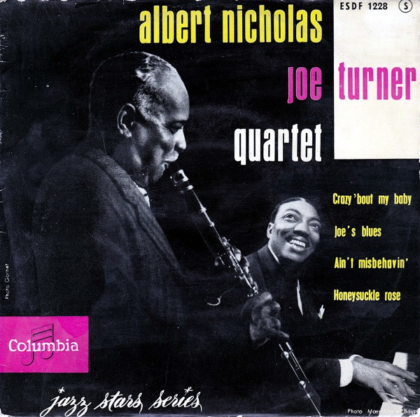 Bild Albert Nicholas, Joe Turner – Quartet | 1958 | Vinyl, 45 RPM, 7″, EP | Jazz, Blues | France Schallplatten Ankauf