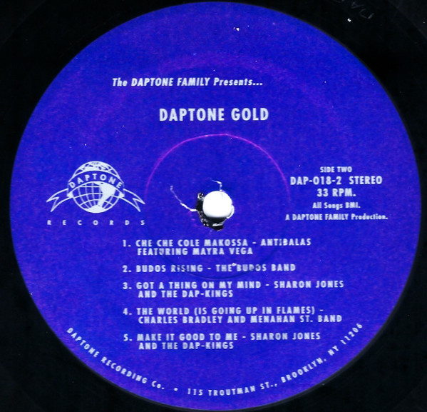 Cover zu Various - Daptone Gold | 2009 | Vinyl, LP, Compilation | Latin, Funk / Soul | US