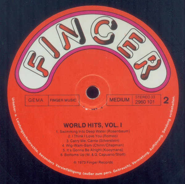 Cover zu Ad Van Olm - World Hits Vol. 1 | 1973 | Vinyl, LP | Rock, Pop | Germany