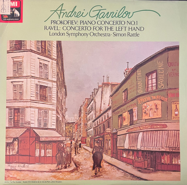 Bild Andrei Gavrilov, London Symphony Orchestra, Sir Simon Rattle – Sergei Prokofiev / Maurice Ravel – Piano Concerto No. 1 / Concerto For The Left Hand | 1978 | Classical Schallplatten Ankauf