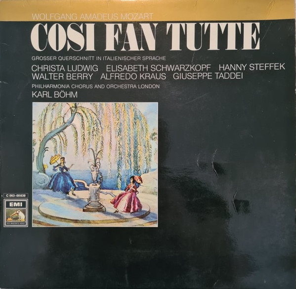 Bild Wolfgang Amadeus Mozart, Christa Ludwig, Elisabeth Schwarzkopf, Hanny Steffek, Walter Berry, Alfredo Kraus, Giuseppe Taddei, Philharmonia Orchestra And  Philharmonia Chorus, Karl Böhm – Cosi Schallplatten Ankauf