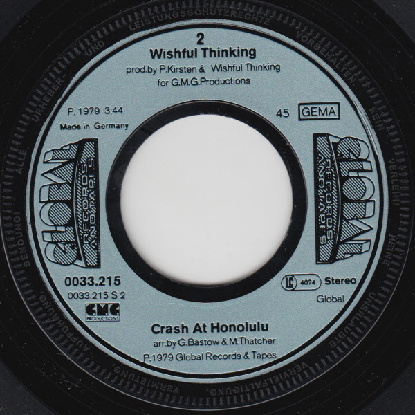 Cover zu Wishful Thinking - State Fair Majorette | 1979 | Vinyl, Stereo, 45 RPM, 7