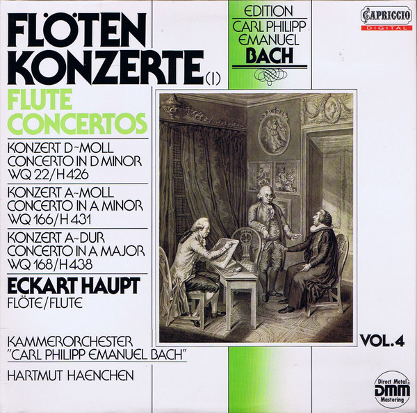Bild Carl Philipp Emanuel Bach, Eckart Haupt, Kammerorchester Carl Philipp Emanuel Bach – Hartmut Haenchen – Flötenkonzerte | 1988 | Vinyl | Classical | Germany Schallplatten Ankauf