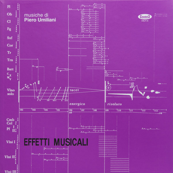 Bild Piero Umiliani – Effetti Musicali | 2016 | Vinyl, LP, Reissue, Limited Edition | Electronic, Jazz, Funk / Soul, Stage & Screen | Italy Schallplatten Ankauf