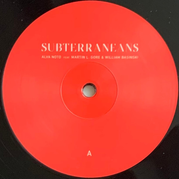 Cover zu Alva Noto Feat. Martin L. Gore & William Basinski - Subterraneans | 2022 | Vinyl, 12