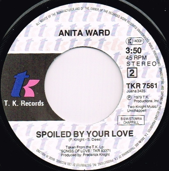 Cover zu Anita Ward - Don't Drop My Love | Vinyl, Stereo, 45 RPM, 7