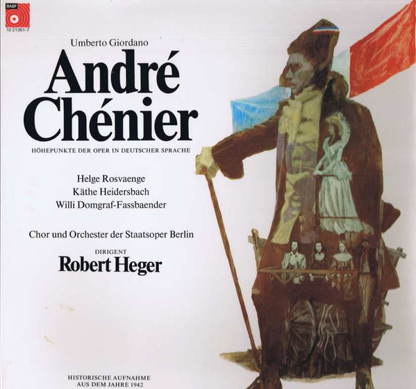 Bild Umberto Giordano – Helge Roswaenge, Kate Heidersbach, Willy Domgraf-Faßbaender, Robert Heger – Andre Chenier | Vinyl, LP, Mono | Classical | Germany Schallplatten Ankauf