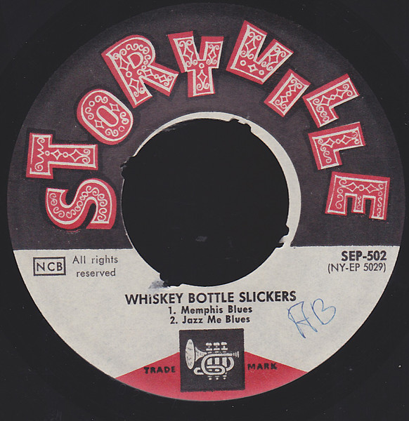 Cover zu Whiskey Bottle Slickers - Memphis Blues | Vinyl, 45 RPM, 7