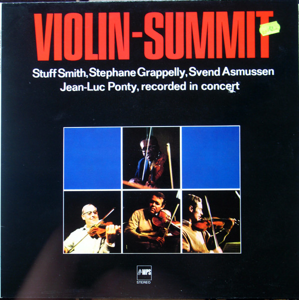 Bild Stuff Smith, Stéphane Grappelli, Svend Asmussen, Jean-Luc Ponty – Violin Summit | 1978 | Vinyl, LP, Album, Reissue | Jazz | Netherlands Schallplatten Ankauf