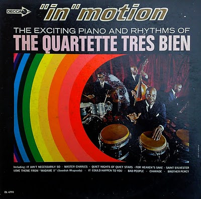 Bild Quartette Trés Bien – “In Motion” The Exciting Piano And Rhythms | 1966 | Vinyl, LP, Album, Stereo | Jazz | US Schallplatten Ankauf