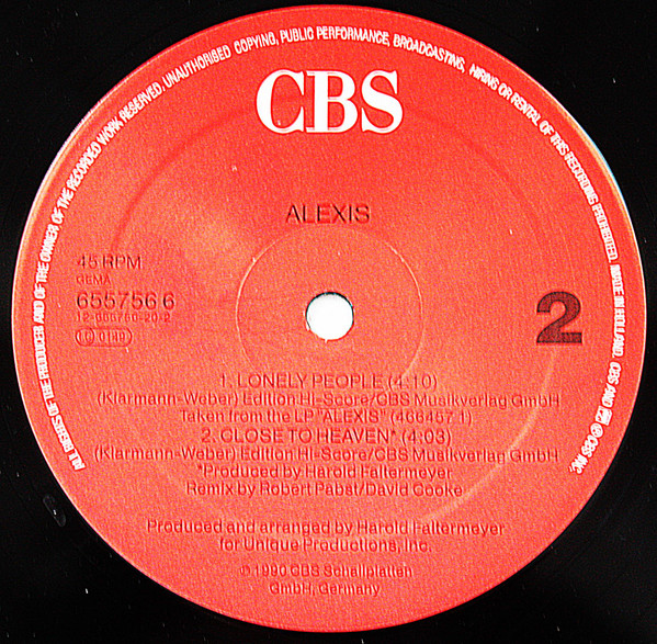 Cover zu Alexis - Close To Heaven | Vinyl, 12