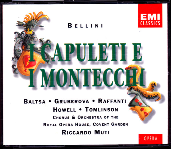 Bild Vincenzo Bellini – Agnes Baltsa •  Edita Gruberova •  Dano Raffanti •  Gwynne Howell •  John Tomlinson (2) •  Chorus Of The Royal Opera House, Covent Garden & Orchestra Of The Royal Opera Ho Schallplatten Ankauf