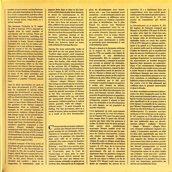 Cover zu Wolfgang Amadeus Mozart - Herbert Von Karajan And Berliner Philharmoniker - Divertimenti & Serenaden | Vinyl, LP, Special Edition, Compilation | Classical | Switzerland