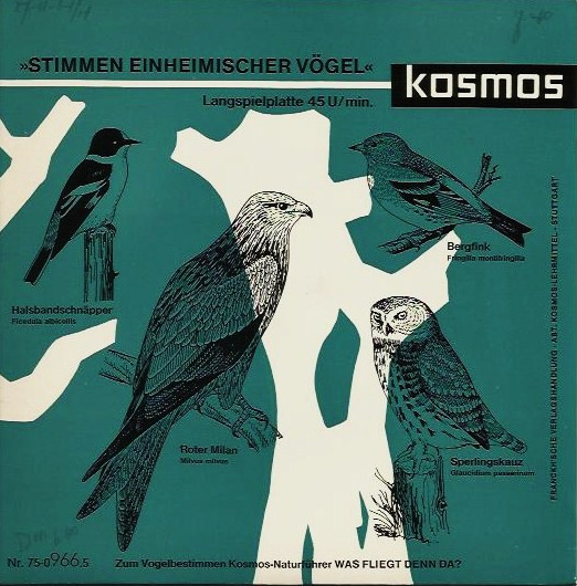 Bild Peter Kuhlemann, Claus König, Albert Ausobsky – Stimmen Einheimischer Vögel | Vinyl, 45 RPM, 7″ | Non-Music | Germany Schallplatten Ankauf
