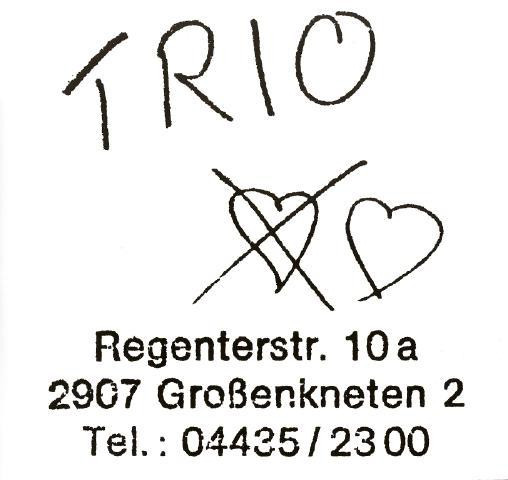 Cover zu Trio - Trio | 1982 | Vinyl, LP, Album, Stereo, Reissue | Electronic, Rock | Germany Schallplatten Ankauf