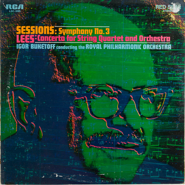 Bild Roger Sessions / Benjamin Lees – Igor Buketoff, Royal Philharmonic Orchestra – Symphony No. 3 / Concerto For String Quartet And Orchestra | 1969 | Vinyl, LP, Stereo | Classical | US Schallplatten Ankauf