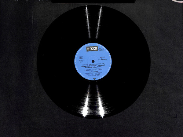 Cover zu Wolfgang Amadeus Mozart, Aeolian String Quartet Mit Kenneth Essex (2) - Streichquintett A-moll, KV 406 / Streichquintett D-dur, KV 593 | 1977 | Vinyl, LP, Stereo | Classical | Germany