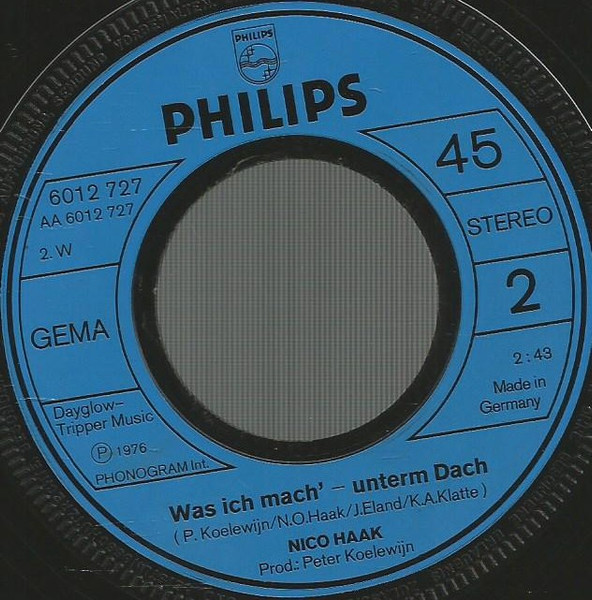 Cover zu Nico Haak - Stepper-Teddy (Der Teddy Mit Dem Hackenschuss) | 1977 | Vinyl, Stereo, 45 RPM, 7