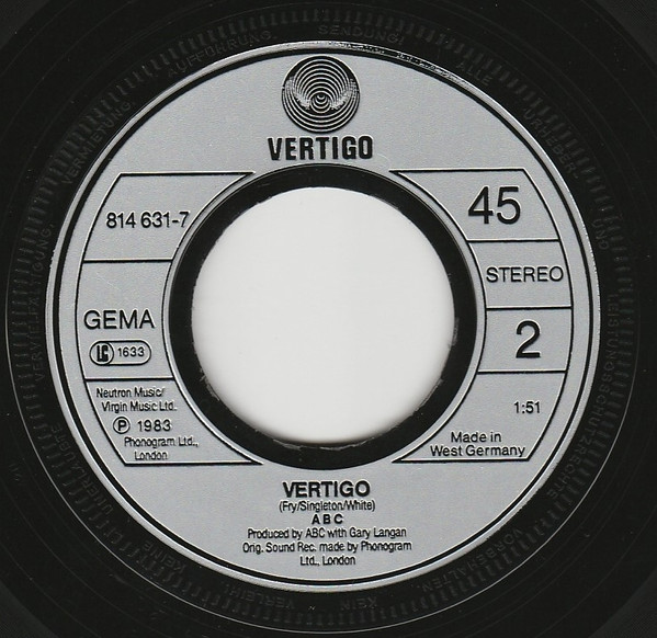 Cover zu ABC - That Was Then But This Is Now | 1983 | Vinyl, Stereo, 45 RPM, 7
