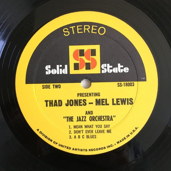 Cover zu Thad Jones & Mel Lewis & The Jazz Orchestra - Presenting Thad Jones • Mel Lewis &