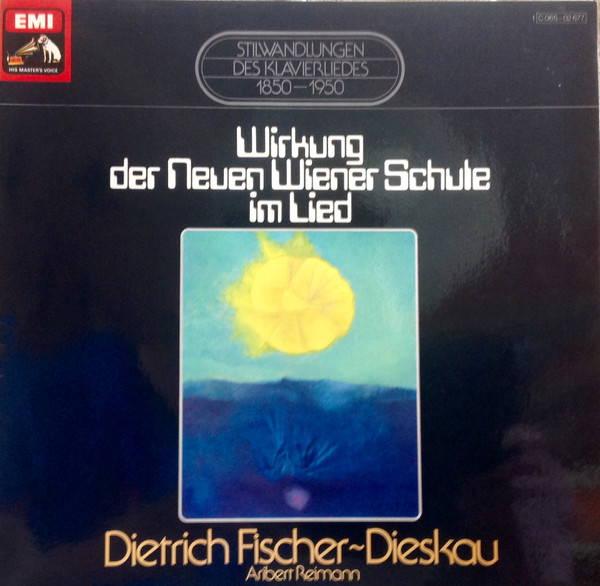 Bild Dietrich Fischer-Dieskau, Aribert Reimann – Wirkung Der Neuen Wiener Schule Im Lied | 1975 | Vinyl, LP | Classical | Germany Schallplatten Ankauf