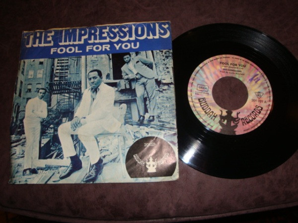 Cover zu The Impressions - Fool For You / I'm Loving Nothing | 1968 | Vinyl, 45 RPM, 7