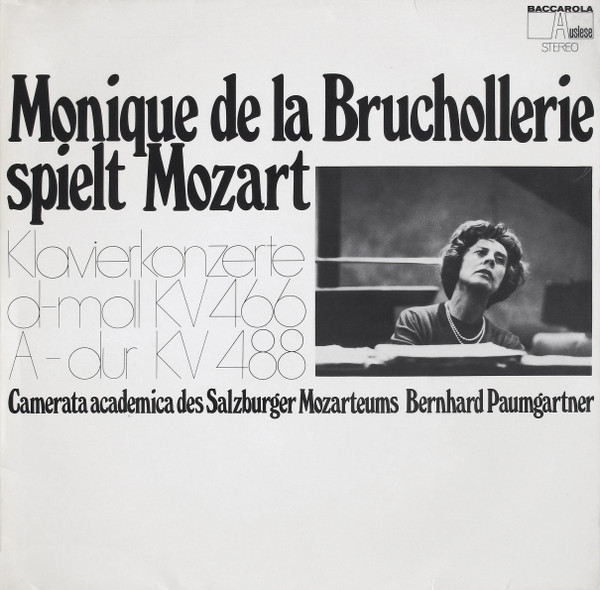 Bild Monique de la Bruchollerie Spielt Wolfgang Amadeus Mozart, Camerata Academica Salzburg, Bernhard Paumgartner – Monique De La Bruchollerie Spielt Mozart (Klavierkonzerte D-Moll KV 466, A-Dur Schallplatten Ankauf