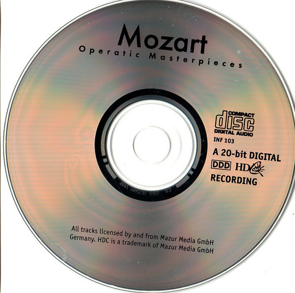 Cover zu Wolfgang Amadeus Mozart - Operatic Masterpieces | CD | Classical | Germany