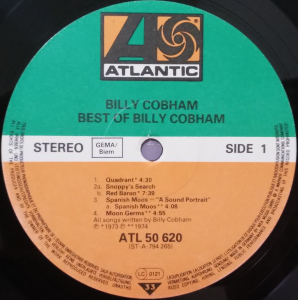 Cover zu Billy Cobham - The Best Of Billy Cobham | Vinyl, LP, Reissue, Compilation | Jazz, Funk / Soul | Europe