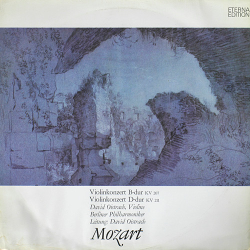 Bild Wolfgang Amadeus Mozart, David Oistrach, Berliner Philharmoniker – Violinkonzert B-dur KV 207 / Violinkonzert D-dur KV 211 | 1974 | Vinyl, LP, Stereo | Classical Schallplatten Ankauf