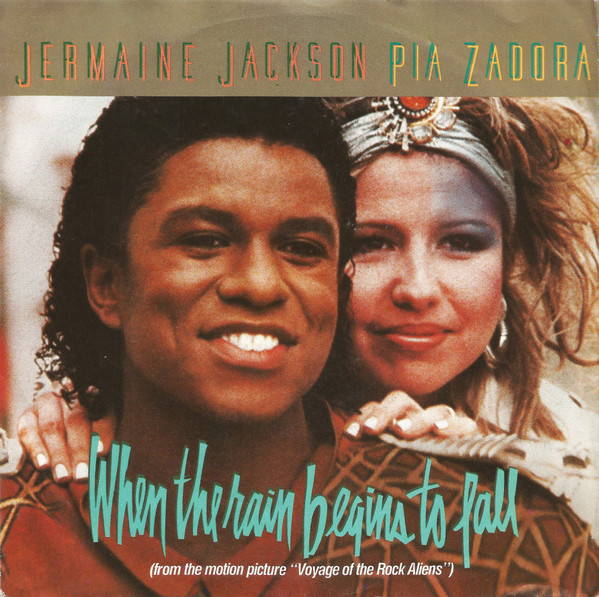 Bild Jermaine Jackson, Pia Zadora – When The Rain Begins To Fall | 1984 | Vinyl, Stereo, 45 RPM, 7″, Single | Electronic, Pop, Stage & Screen | Europe Schallplatten Ankauf