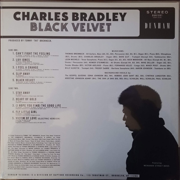 Cover zu Charles Bradley - Black Velvet | 2018 | Vinyl, LP, Album | Funk / Soul | US