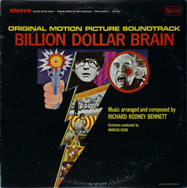 Bild Richard Rodney Bennett – Billion Dollar Brain (Original Motion Picture Soundtrack) | 1967 | Vinyl, LP, Stereo | Jazz, Stage & Screen | US Schallplatten Ankauf