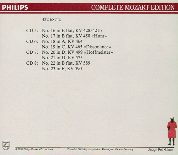 Cover zu Wolfgang Amadeus Mozart - Quartetto Italiano - Mozart Streichquartette | CD, Reissue, Remastered, Box Set, Compilation | Classical | Europe