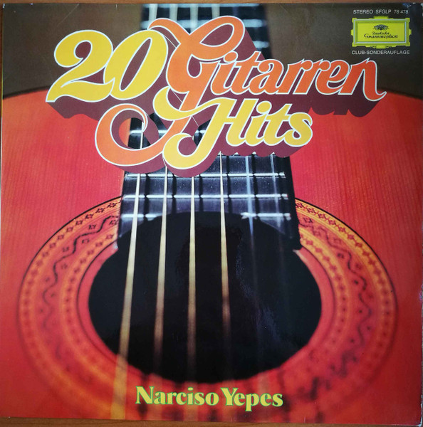 Bild Narciso Yepes – 20 Gitarren Hits | Vinyl, LP, Club Edition, Compilation | Classical | Germany Schallplatten Ankauf