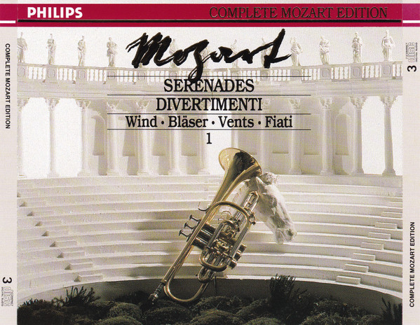 Cover zu Wolfgang Amadeus Mozart - Serenaden Und Divertimenti Für Bläser | Box Set, Compilation, CD, Album, Stereo, Repress | Classical | Europe