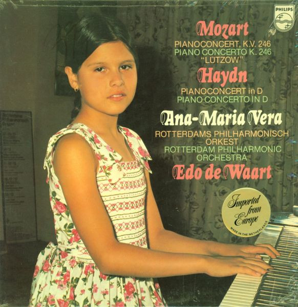 Cover zu Wolfgang Amadeus Mozart / Joseph Haydn - Ana-Maria Vera, Rotterdams Philharmonisch Orkest, Edo de Waart - Pianoconcert, K.V. 246