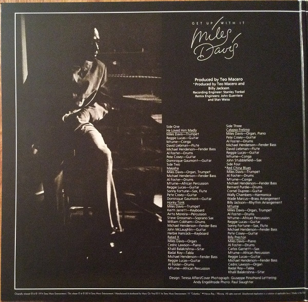 Cover zu Miles Davis - Get Up With It | 2016 | Vinyl, LP, Album, Reissue | Jazz | Europe