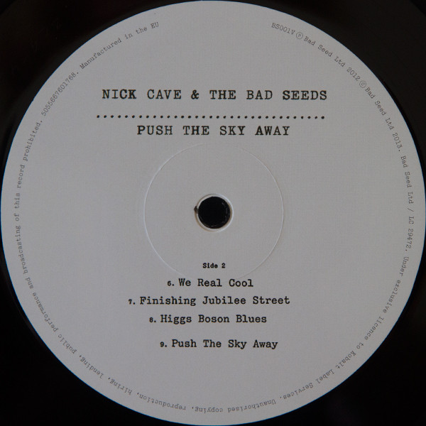Cover zu Nick Cave & The Bad Seeds - Push The Sky Away | Vinyl, LP, Album, Stereo | Rock | Europe