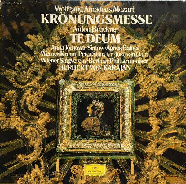 Bild Wolfgang Amadeus Mozart / Anton Bruckner – Anna Tomowa-Sintow, Agnes Baltsa, Werner Krenn, Peter Schreier, José van Dam, Wiener Singverein, Herbert von Karajan, Berliner Philharmoniker – Krö Schallplatten Ankauf