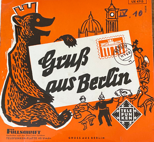 Bild Musikkorps Der Schutzpolizei Berlin – Gruß Aus Berlin | Vinyl, 45 RPM, 7″, EP | Brass & Military | Germany Schallplatten Ankauf