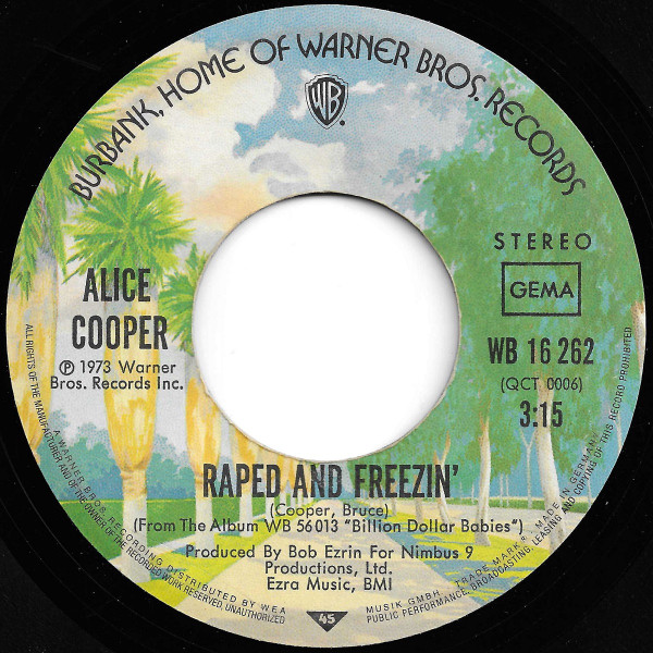 Cover zu Alice Cooper - No More Mr. Nice Guy | 1973 | Vinyl, Stereo, 45 RPM, 7