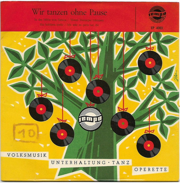 Bild Gerd Fitz, Das Urban-Quartett, Lutz Dietmar Mit Seinem Orchester – Wir Tanzen Ohne Pause | 1958 | Vinyl, 45 RPM, 7″, Mono, EP | Pop | Germany Schallplatten Ankauf