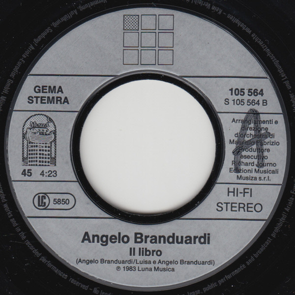 Cover zu Angelo Branduardi - Cercando L'oro | 1983 | Vinyl, 45 RPM, 7