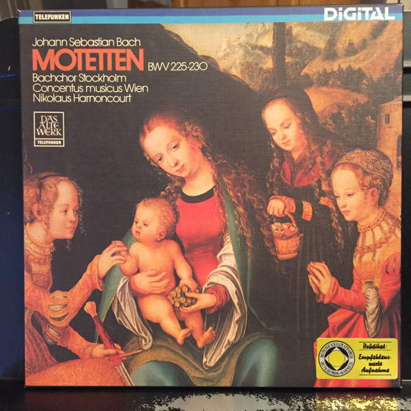 Bild Johann Sebastian Bach, Nikolaus Harnoncourt, Stockholm Bach Choir, Concentus Musicus Wien – Die Sechs Motetten BWV 225-230 | 1980 | 2xLP + Box | Classical | Germany Schallplatten Ankauf